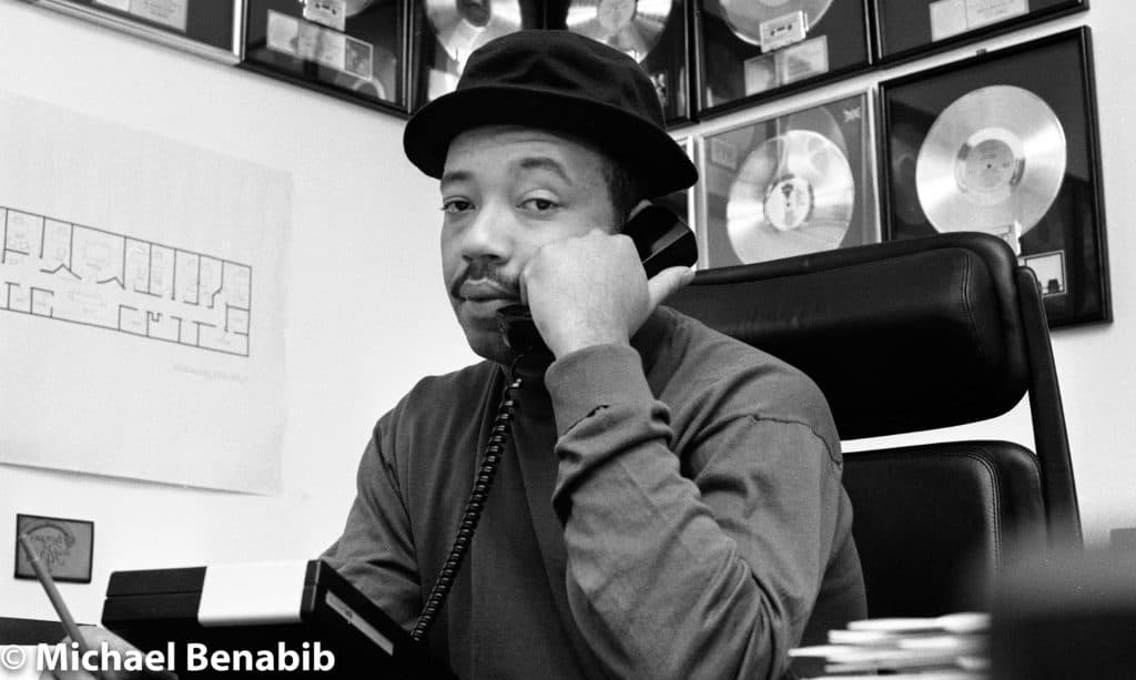 Russell Simmons 1988 Def Jam office Michael Benabib Hip Hop photo UHHM donated